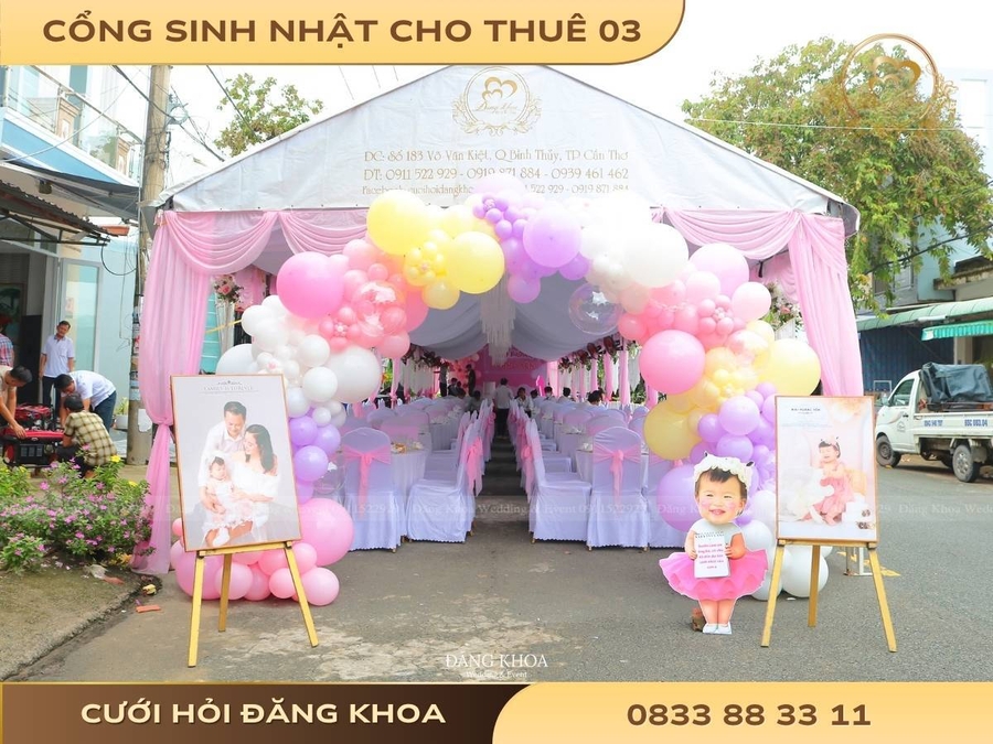 Cổng sinh nhật cho thuê 03