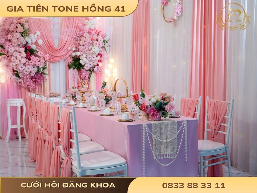 Gia tiên tone hồng 41