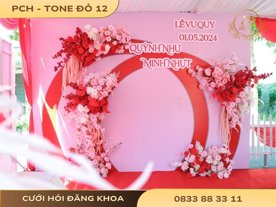 Phông chụp hình - tone đỏ 12