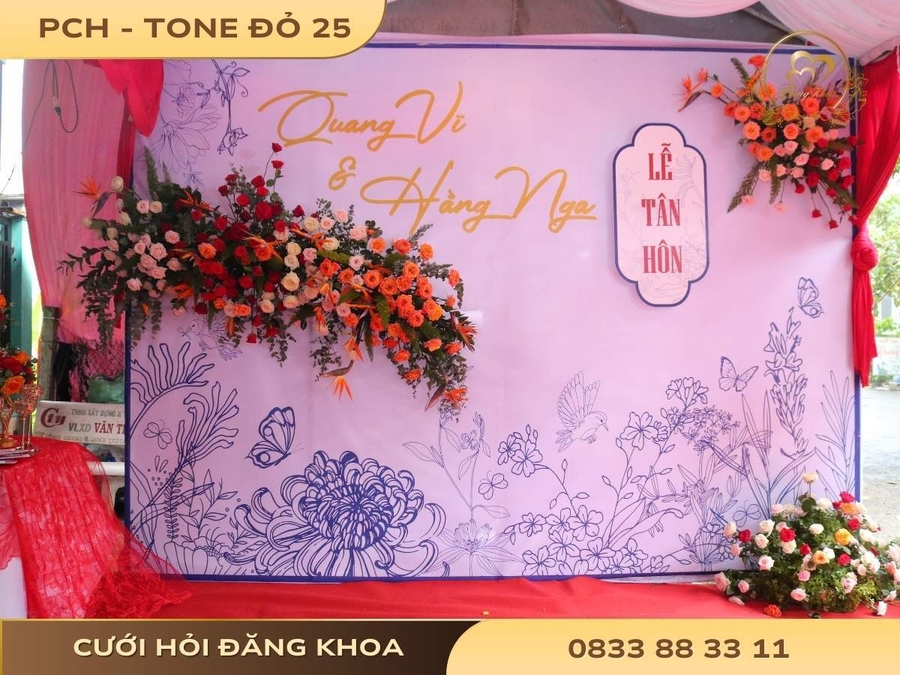 Phông chụp hình - tone đỏ 25