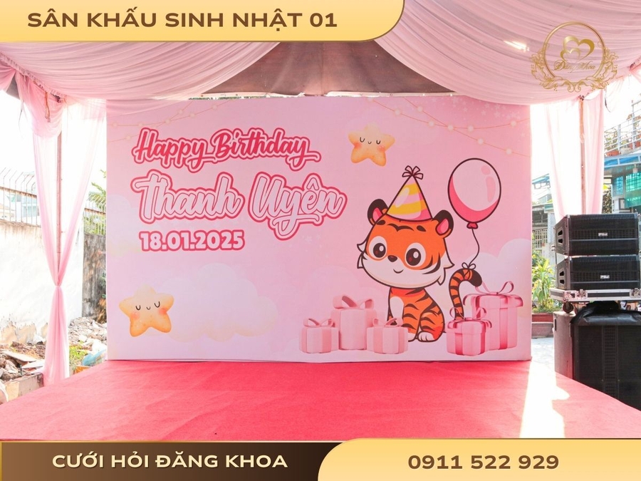 Sân khấu sinh nhật 01
