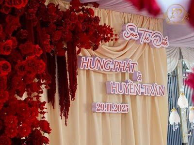 Concept Tiệc Cưới Sang Trọng Red Luxury