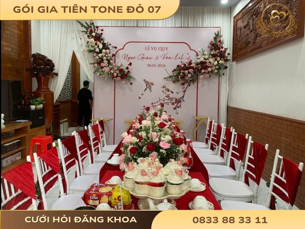 Gia tiên tone đỏ 07