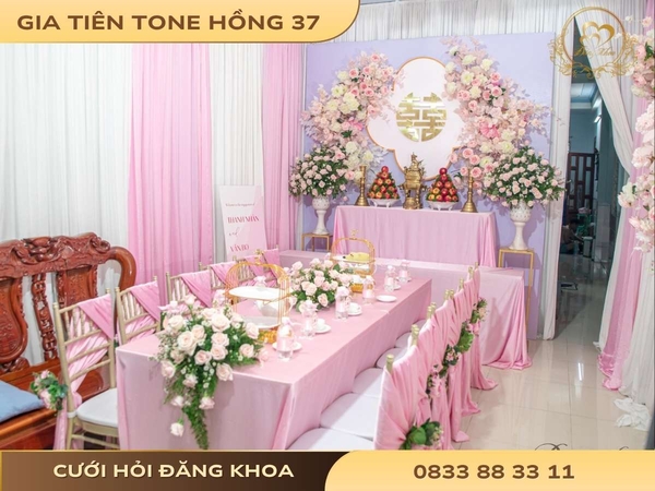 Gia tiên tone hồng 37