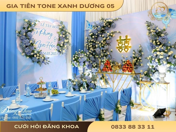 Gia tiên tone xanh dương 05