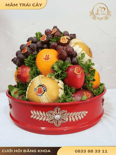 Mâm trái cây & cơ bản tone đỏ