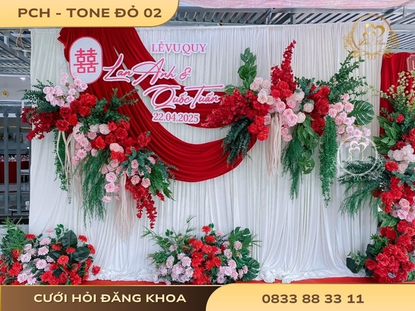 Phông chụp hình - tone đỏ 02