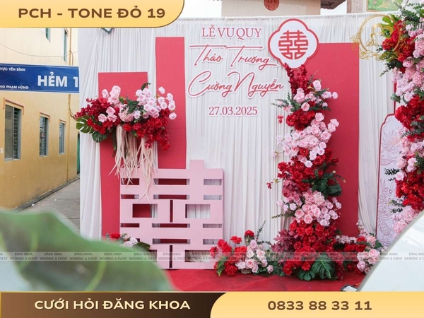 Phông chụp hình - tone đỏ 19
