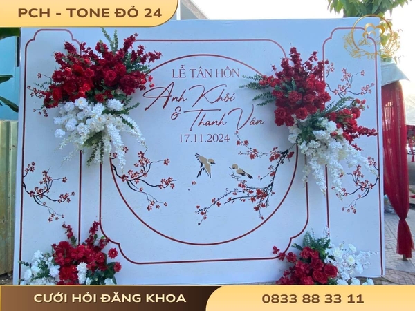 Phông chụp hình - tone đỏ 24
