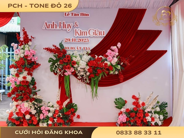 Phông chụp hình - tone đỏ 26