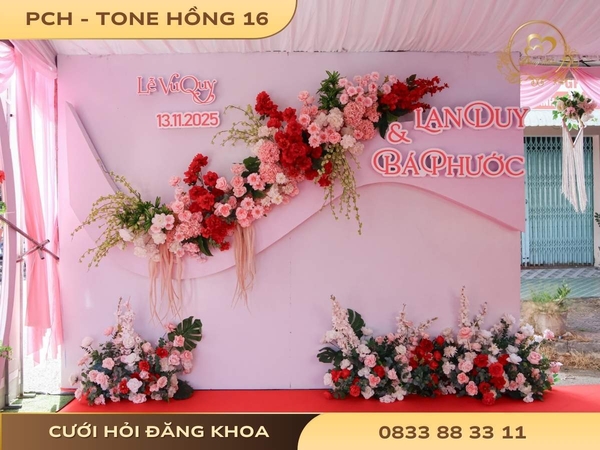 Phông chụp hình - tone hồng 16