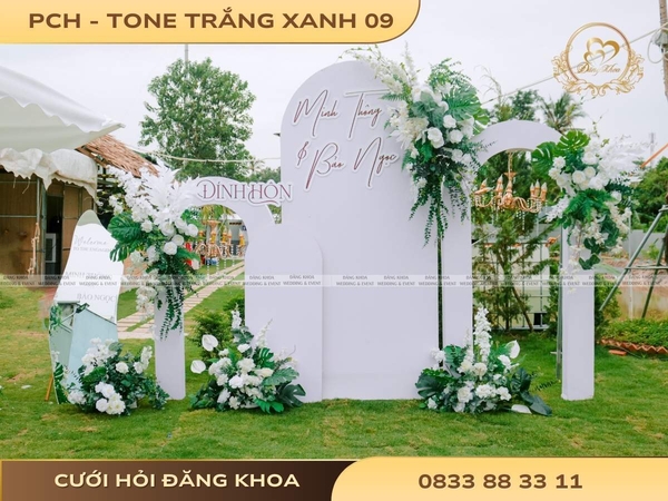 Phông chụp hình - tone trắng xanh 09