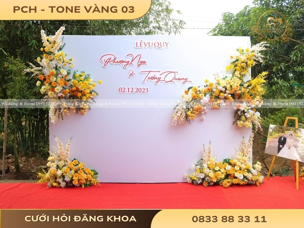 Phông chụp hình - tone vàng 03