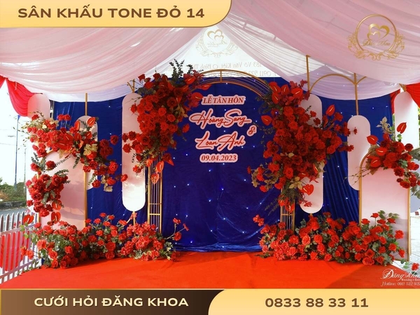 Sân khấu tone đỏ 14
