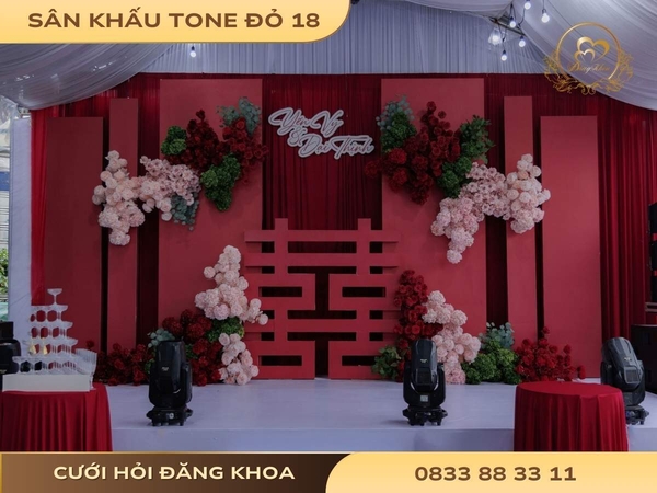 Sân khấu tone đỏ 18