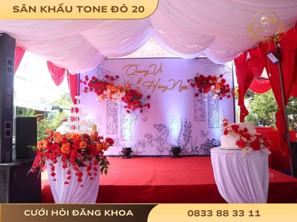 Sân khấu tone đỏ 20