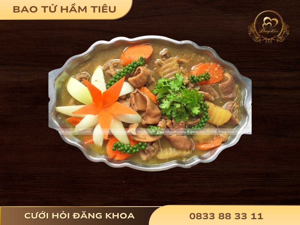 Bao tử hầm tiêu xanh