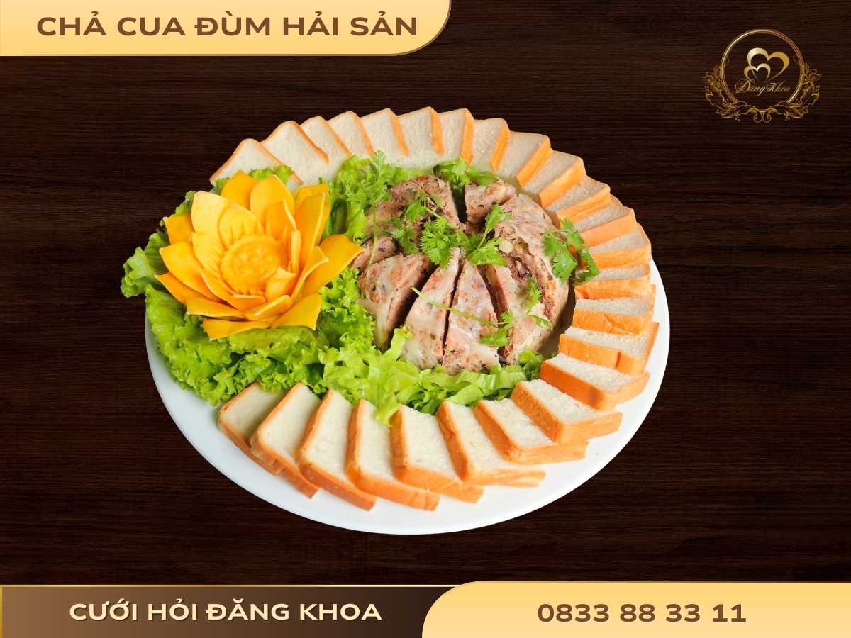   Chả cua đùm hải sản