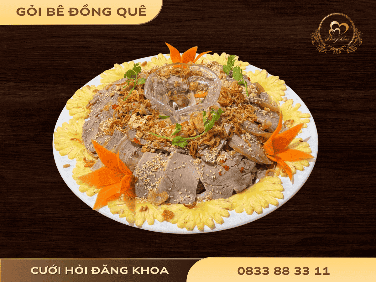   Gỏi bê đồng quê