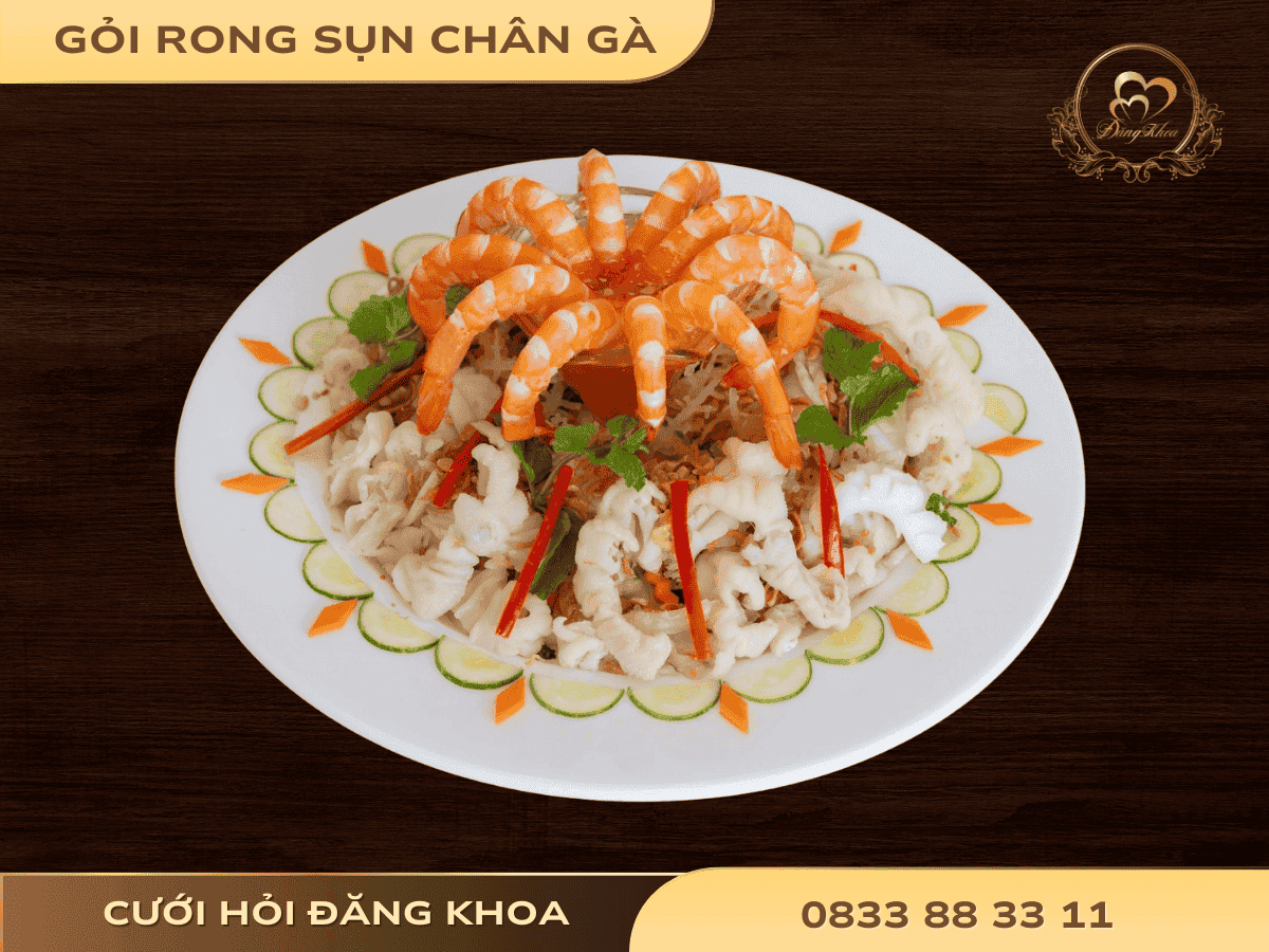 Gỏi rong sụn chân gà