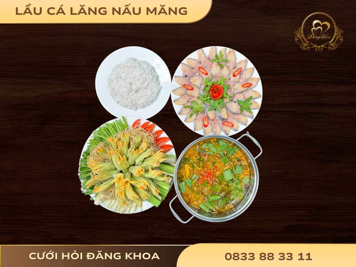 Lẩu cá lăng nấu măng