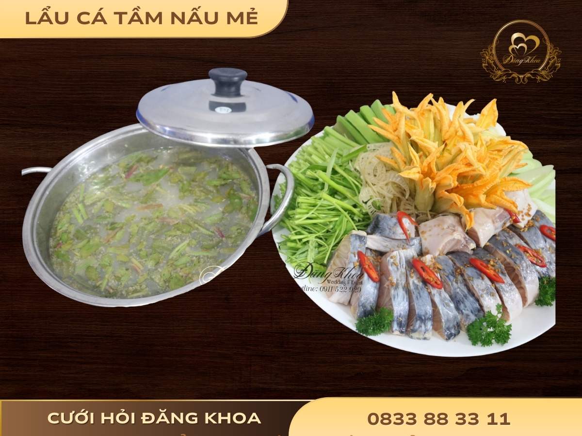 Lẩu cá tầm nấu mẻ