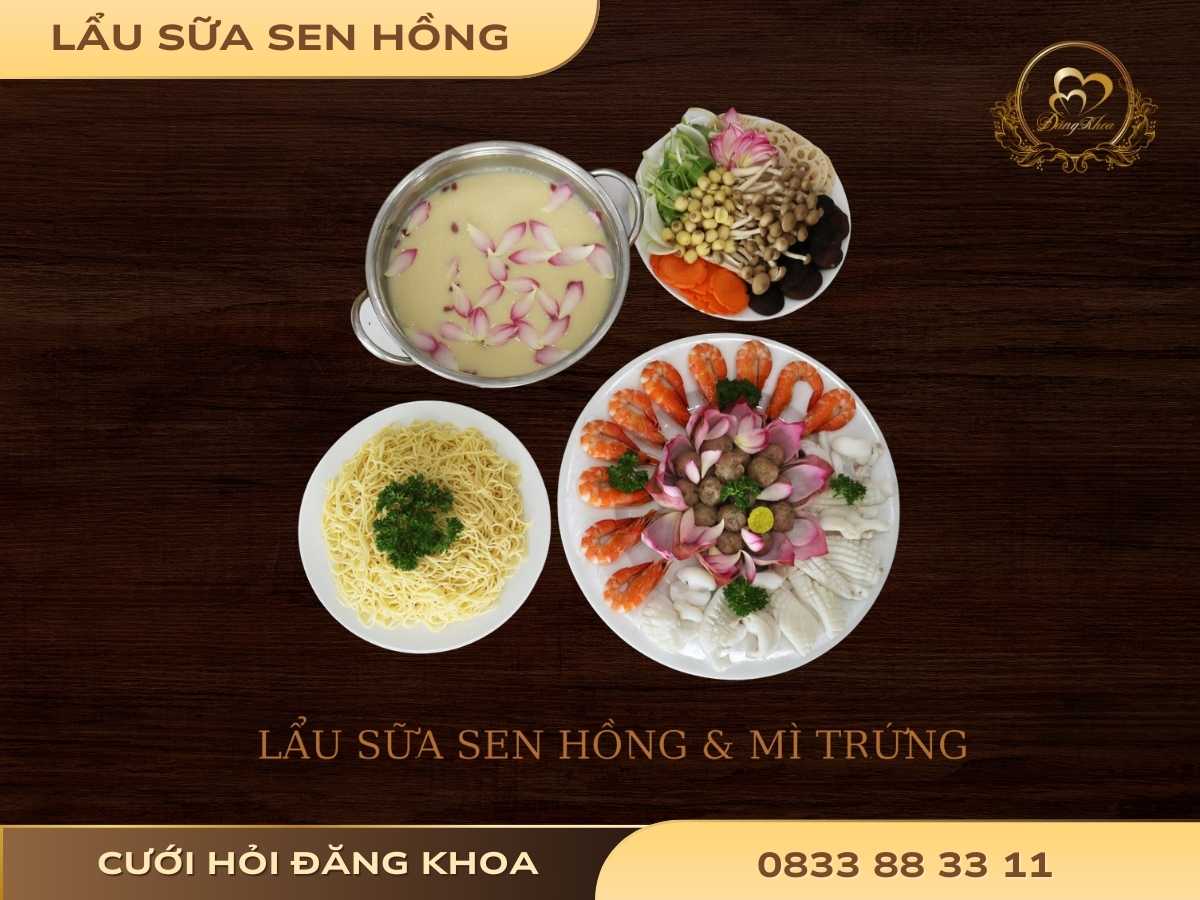 Lẩu sữa sen hồng