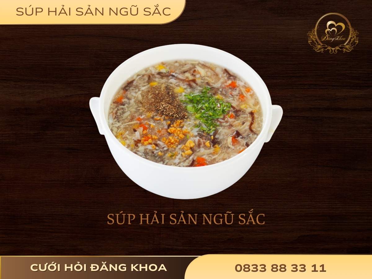 Súp hải sản ngũ sắc