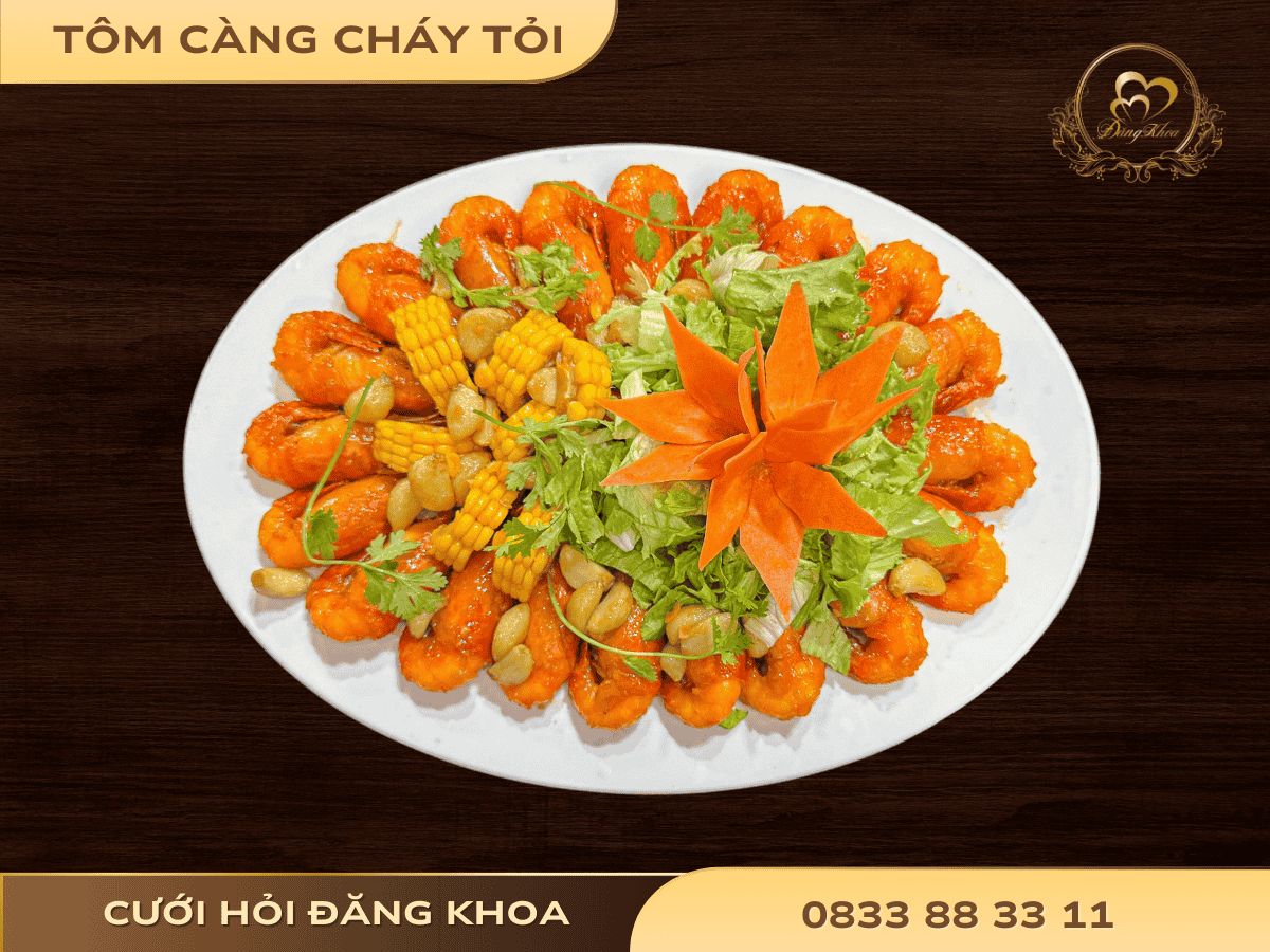 Tôm càng cháy tỏi