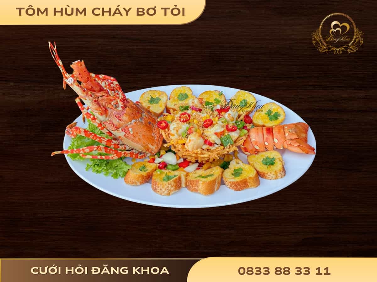   Tôm hùm cháy bơ tỏi